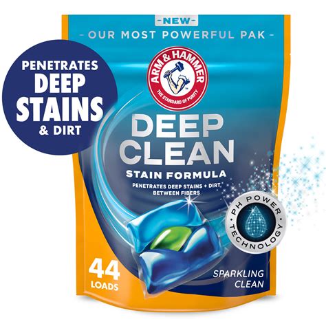 ARM & HAMMER Deep Clean Stain Formula, Laundry Detergent .